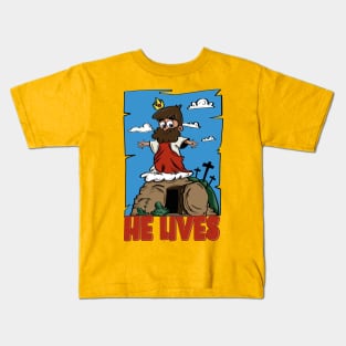 He Lives - Easter Kids T-Shirt